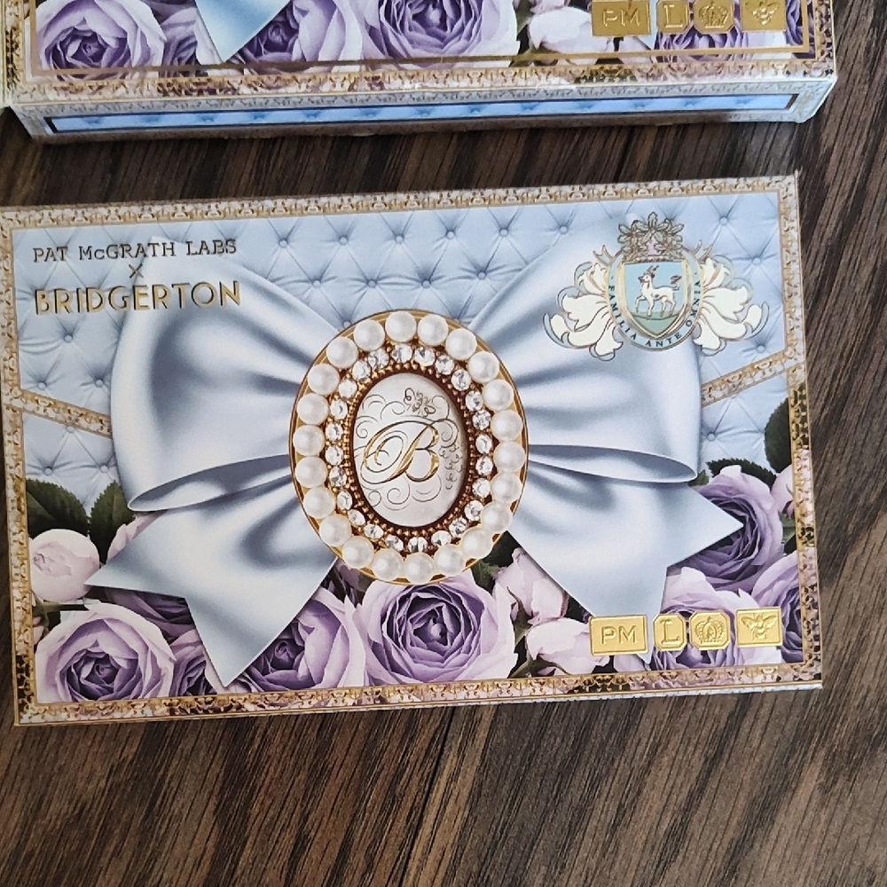 Pat McGrath Bridgerton Palette with Lavender and Silver Accents